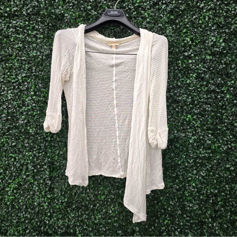 Banana Republic White Cardigan size M